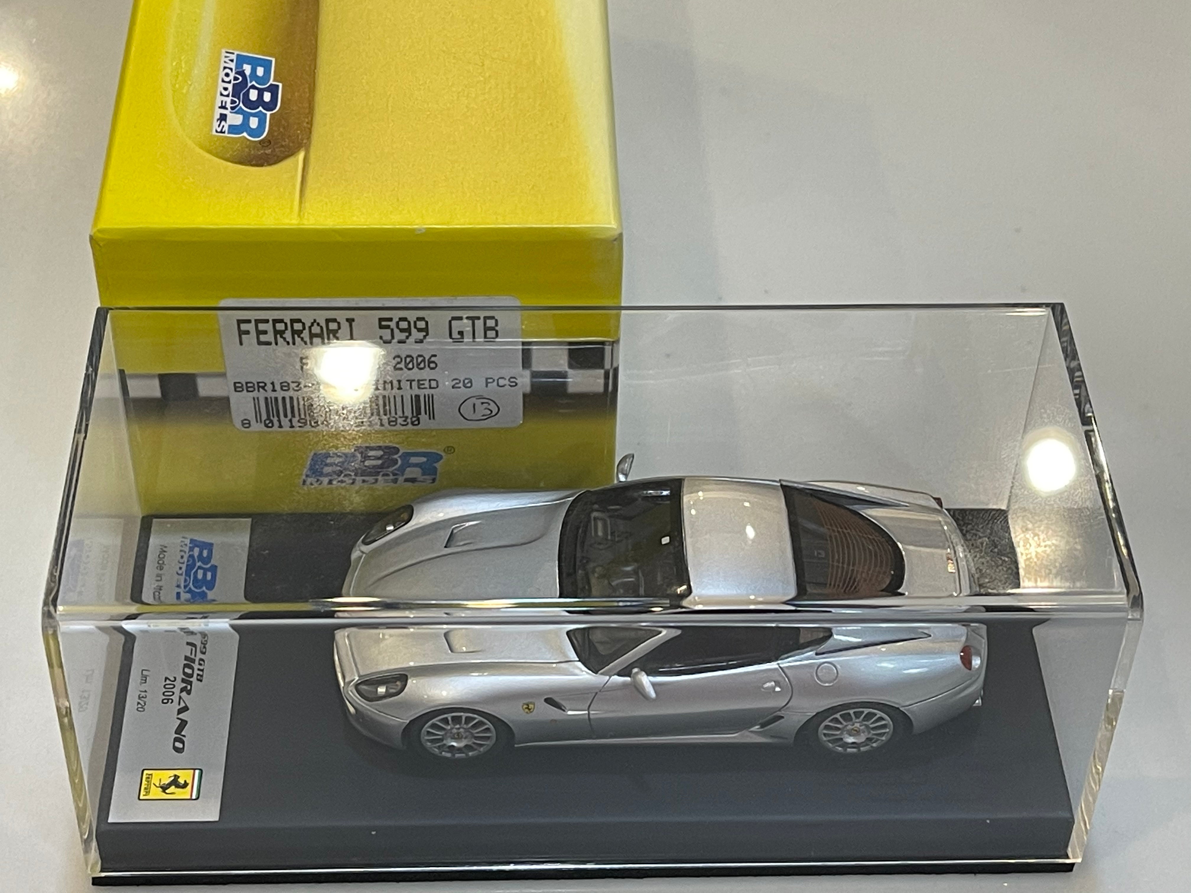 BBR 1/43 Ferrari 599 GTB 2006 Silver BBR183-101