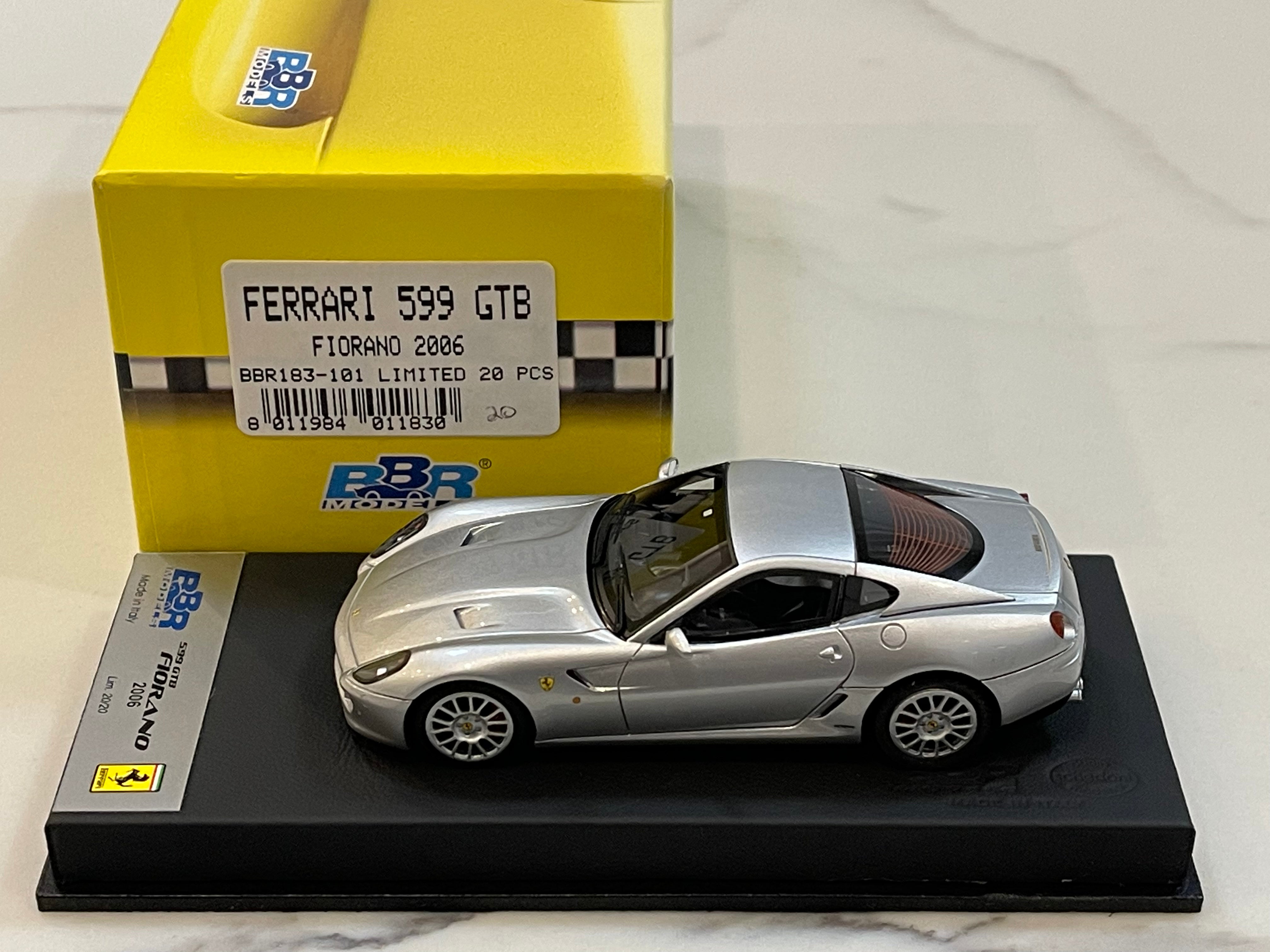 BBR 1/43 Ferrari 599 GTB 2006 Silver BBR183-101