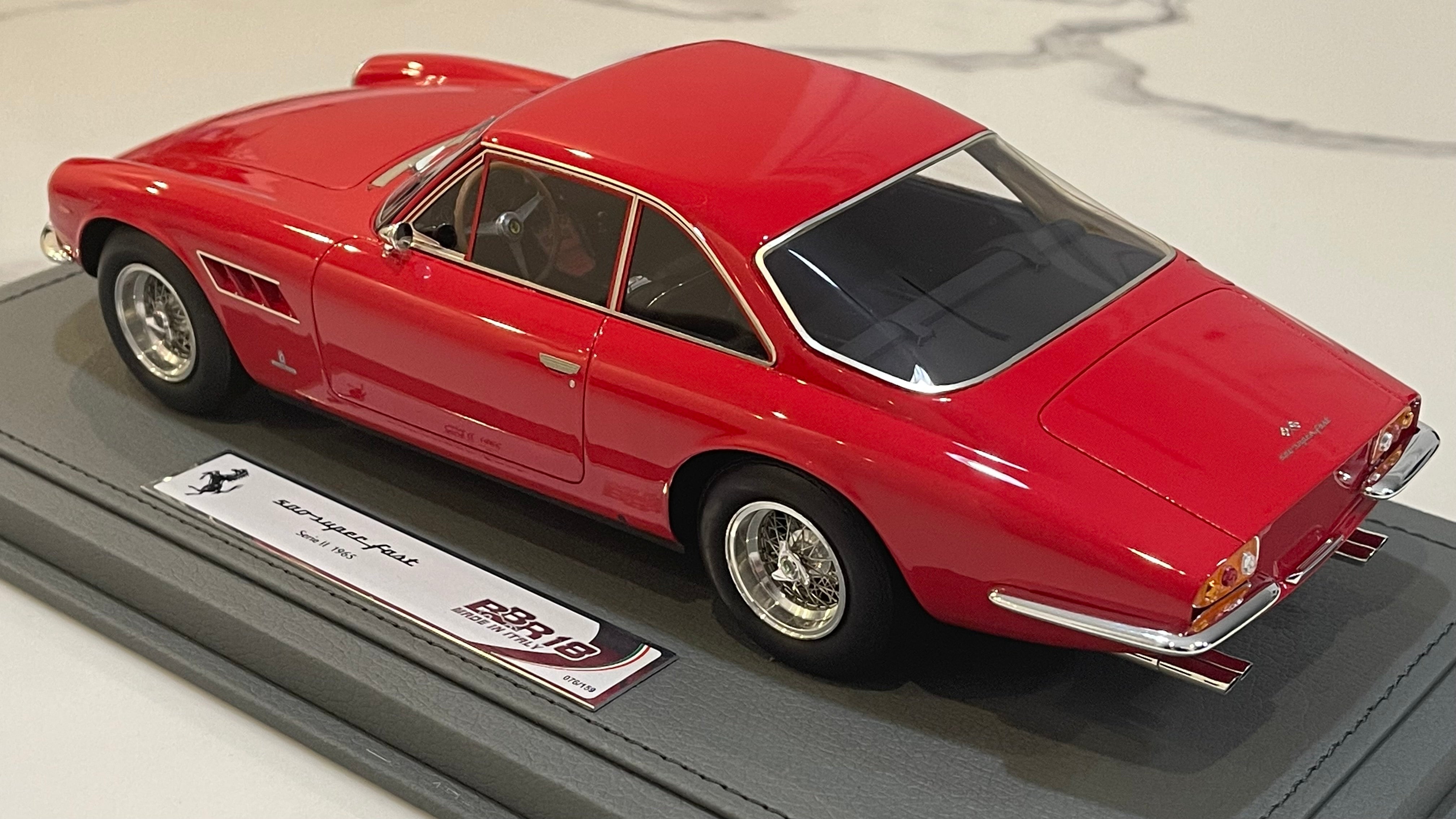 BBR 1/18 Ferrari 500 Superfast Serie II 1965 Rosso Corsa BBR1841A