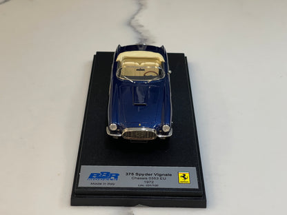 BBR 1/43 Ferrari 375 Spider Vignale 0353EU 1954 Blue BBR185B