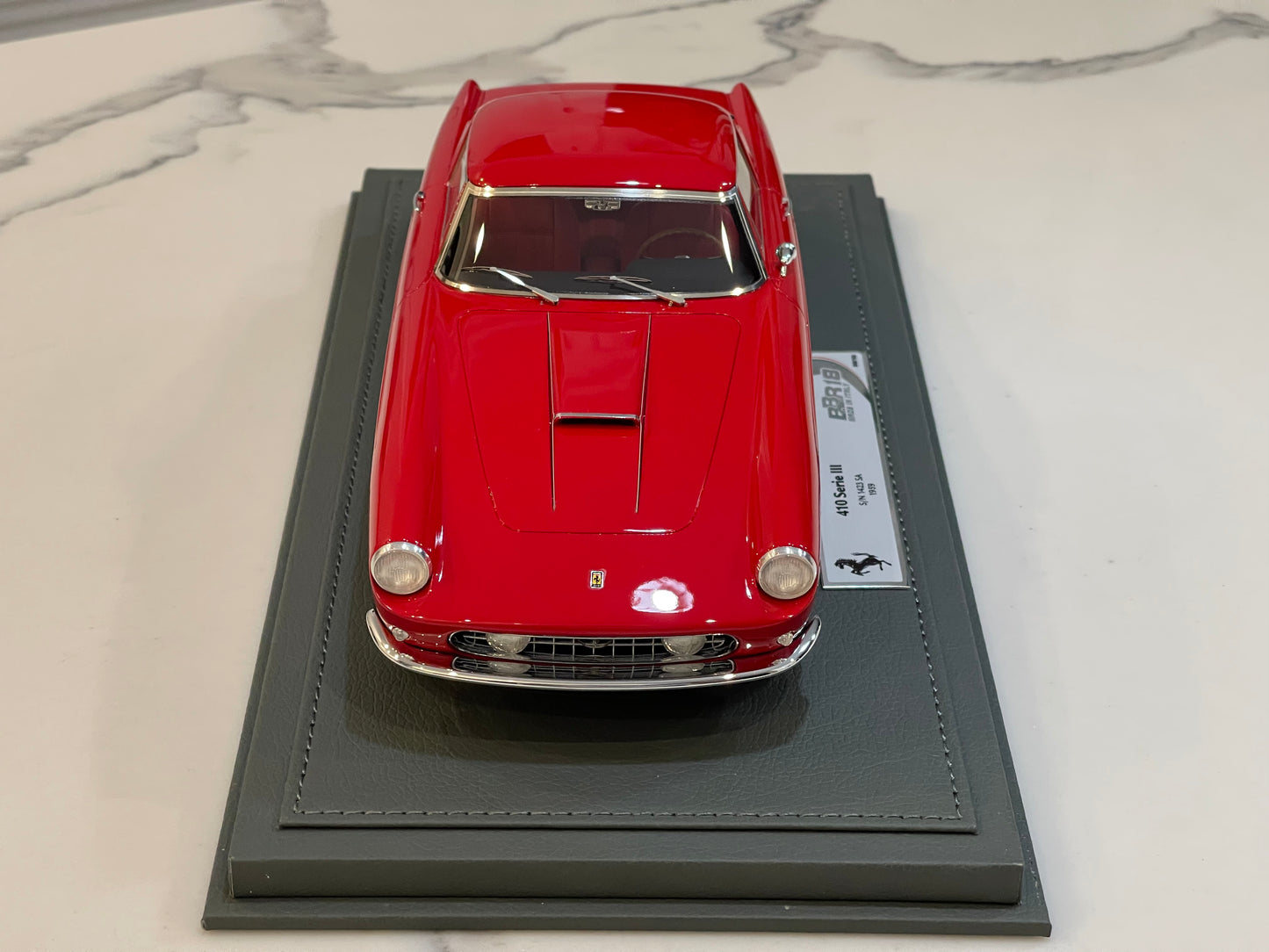 BBR 1/18 Ferrari 410 Superamerica  Series III SN1423SA 1959 Rosso Corsa BBR1865B