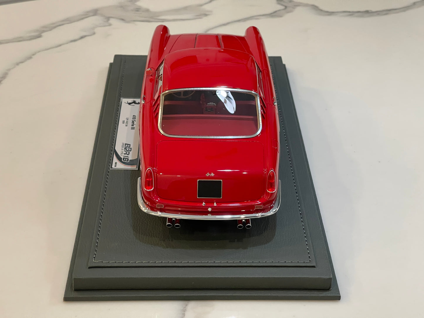 BBR 1/18 Ferrari 410 Superamerica  Series III SN1423SA 1959 Rosso Corsa BBR1865B