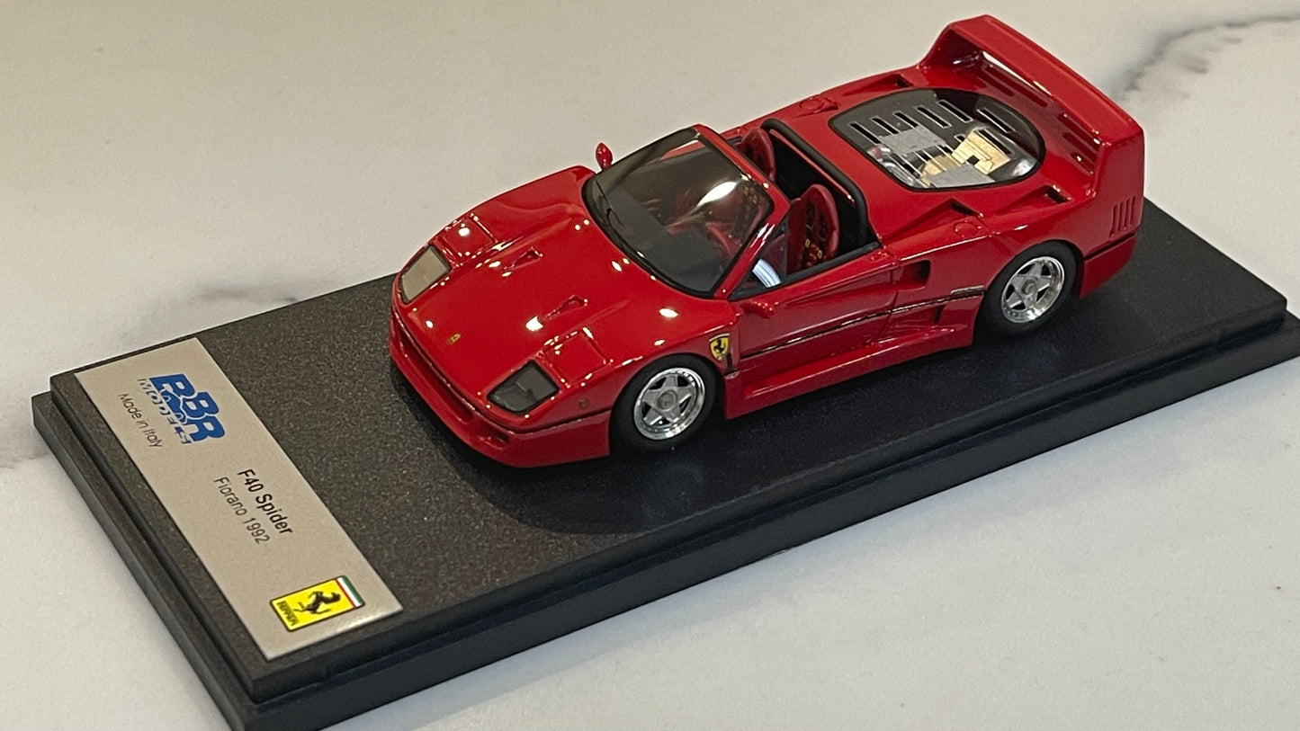 BBR 1/43 Ferrari F40 Spider Fiorano 1992 Red BBR188