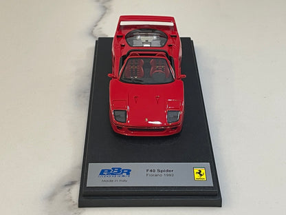 BBR 1/43 Ferrari F40 Spider Fiorano 1992 Red BBR188