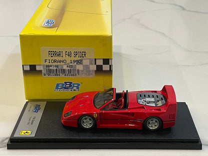 BBR 1/43 Ferrari F40 Spider Fiorano 1992 Red BBR188