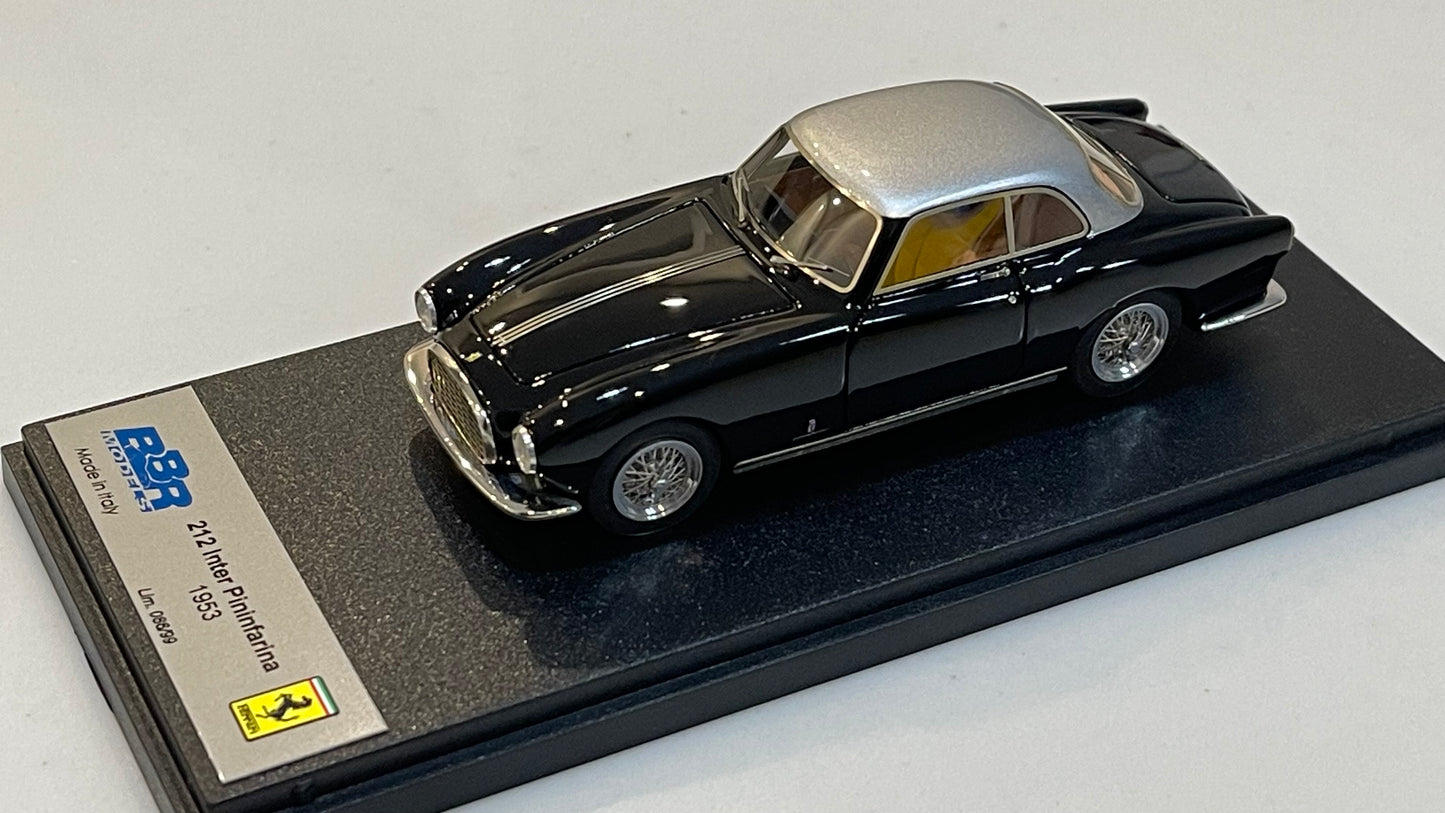 BBR 1/43 Ferrari 212 Inter Pininfarina Coupe 1953 Black/Silver BBR192B