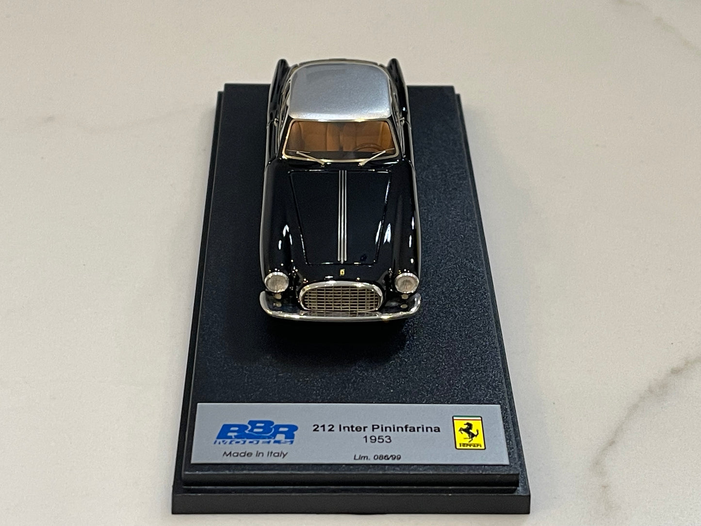 BBR 1/43 Ferrari 212 Inter Pininfarina Coupe 1953 Black/Silver BBR192B