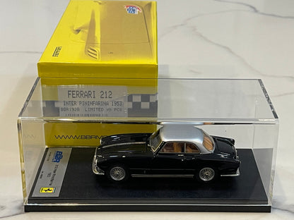 BBR 1/43 Ferrari 212 Inter Pininfarina Coupe 1953 Black/Silver BBR192B