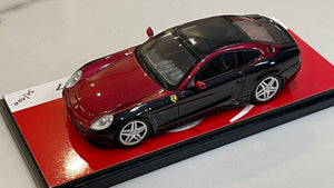 BBR 1/43 Ferrari 612 Scaglietti Sessanta 2007 Met. Black/Dark Red BBR197C