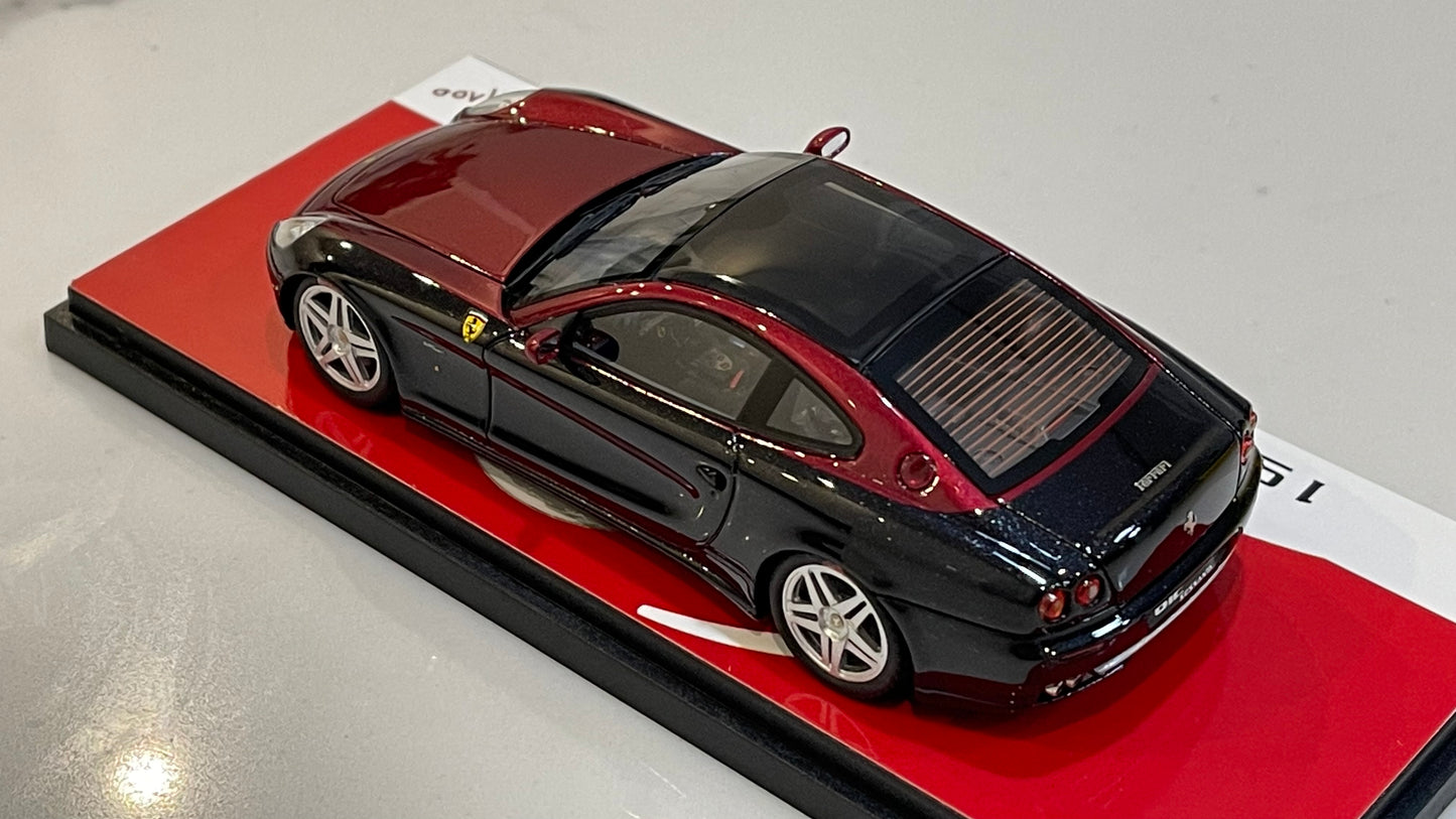BBR 1/43 Ferrari 612 Scaglietti Sessanta 2007 Met. Black/Dark Red BBR197C