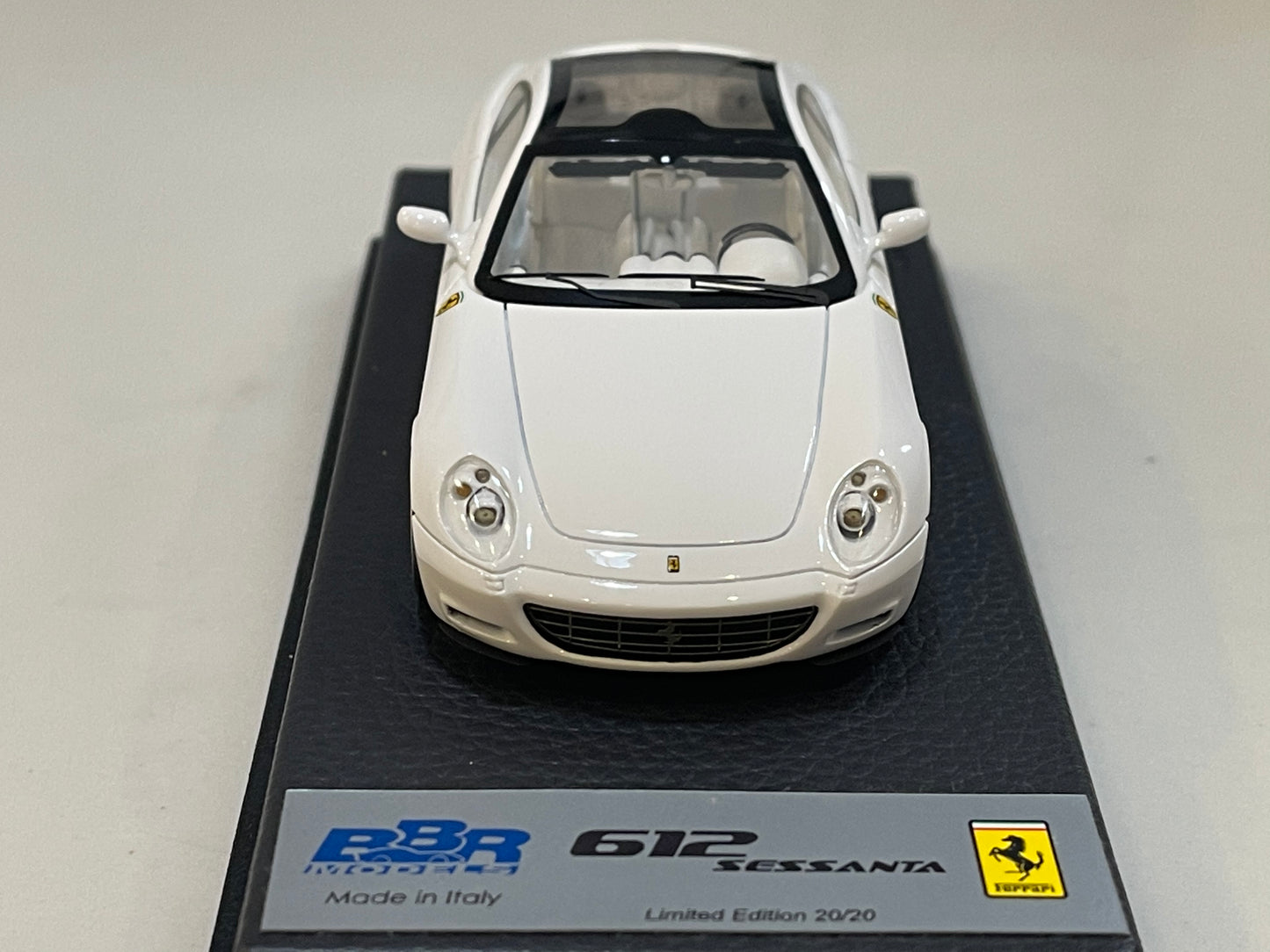 BBR 1/43 Ferrari 612 Scaglietti Sessanta 2007 White BBR197WWL