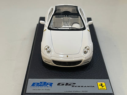 BBR 1/43 Ferrari 612 Scaglietti Sessanta 2007 White BBR197WWL