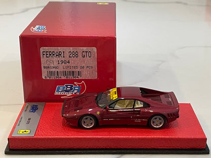 BBR 1/43 Ferrari 288 GTO 1984 Dark Red BBR198D