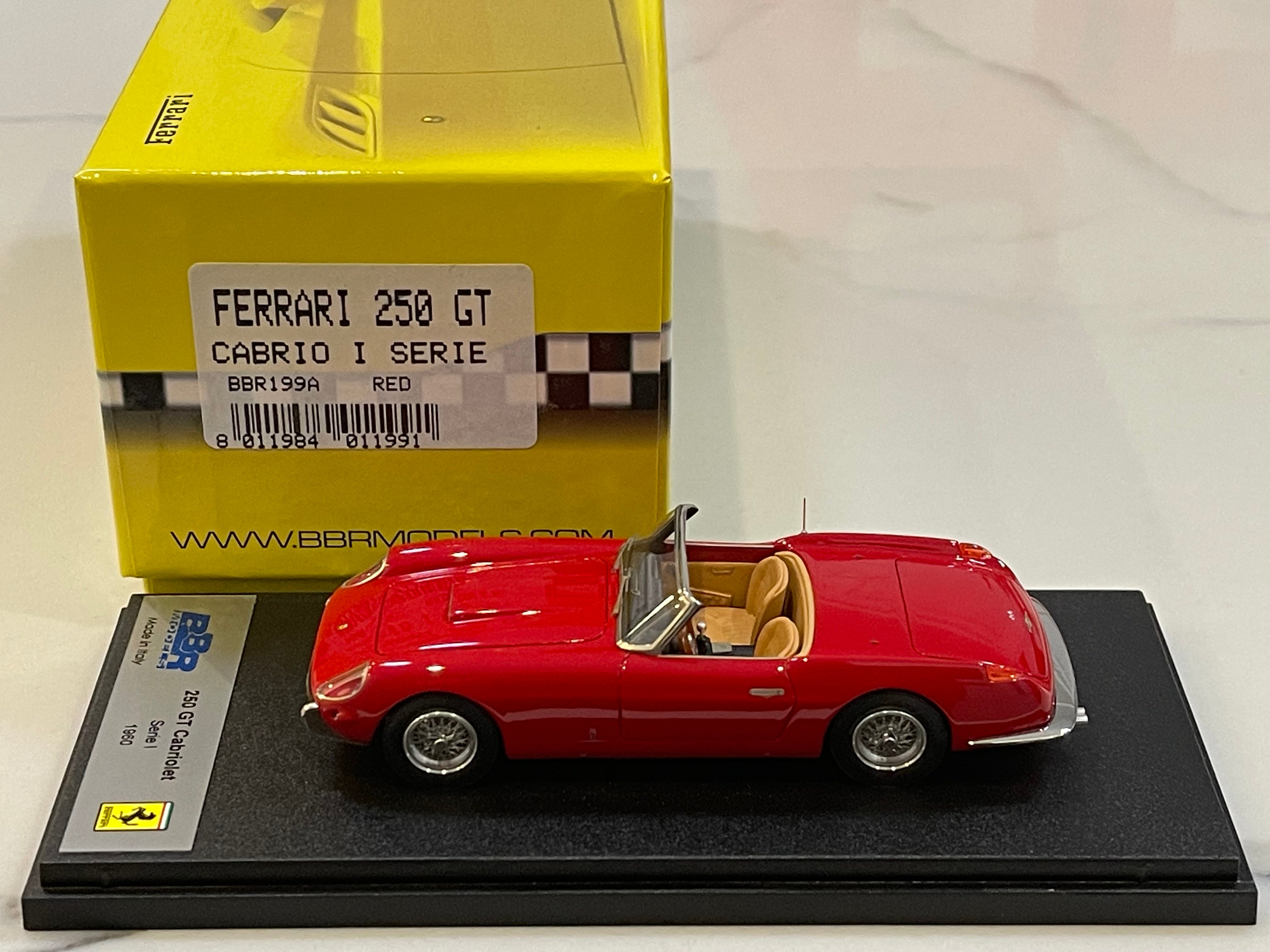 BBR 1/43 Ferrari 250 GT Cabriolet Series I 1960 Red BBR199A 