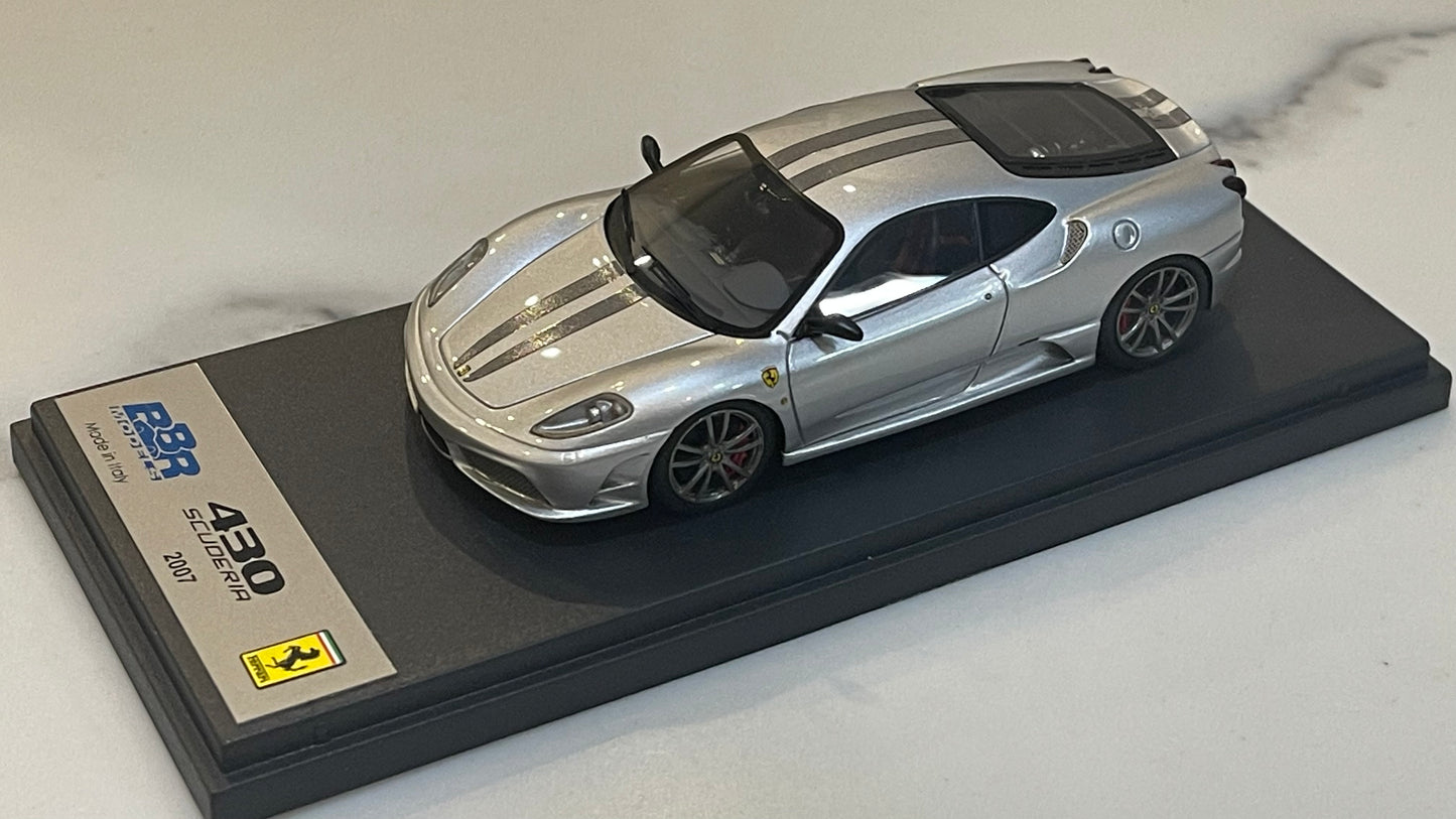BBR 1/43 Ferrari F430 Scuderia 2007 Silver BBR200*