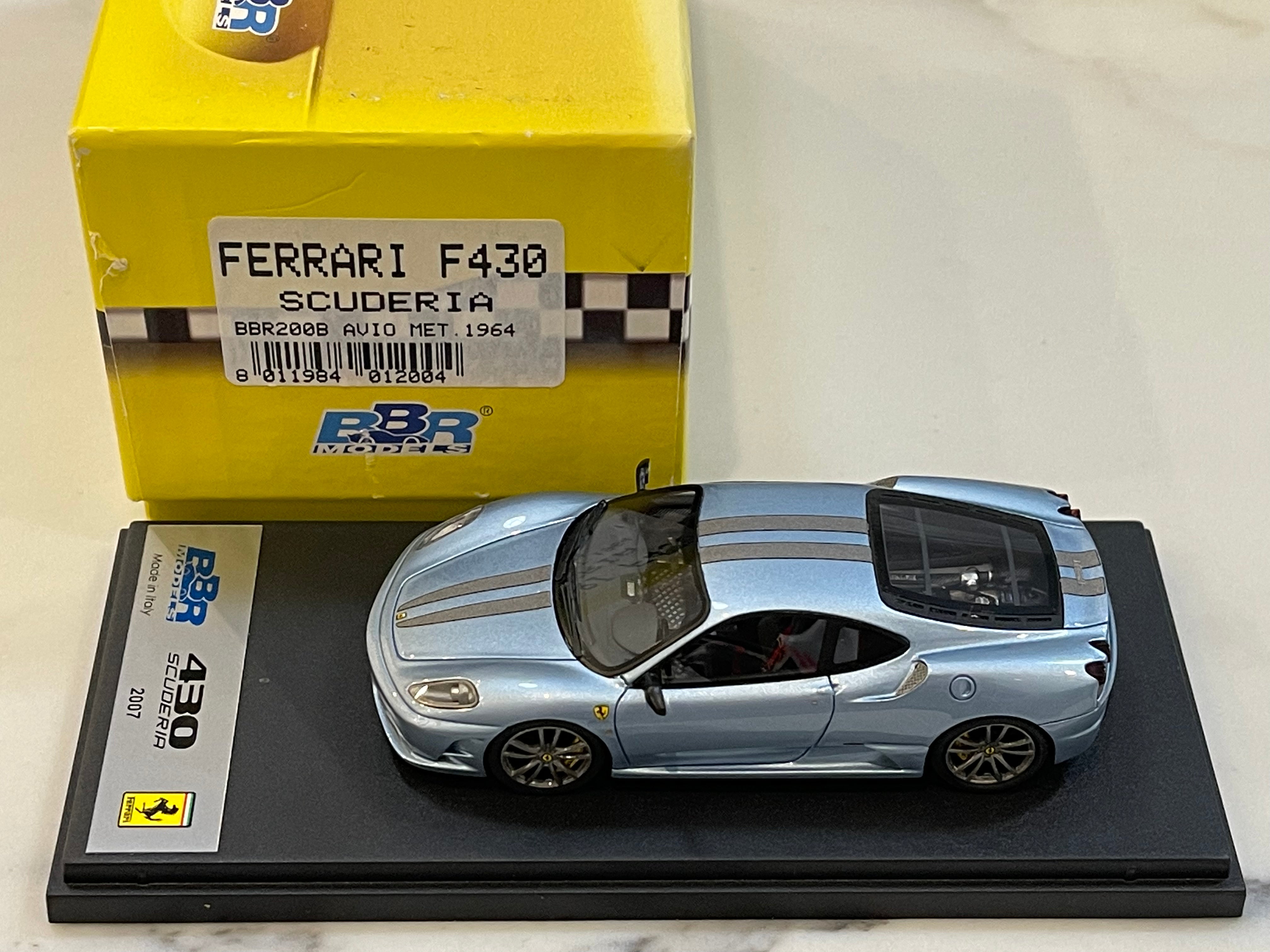 BBR 1/43 Ferrari F430 Scuderia 2007 Met. Avio BBR200B – Paddock 