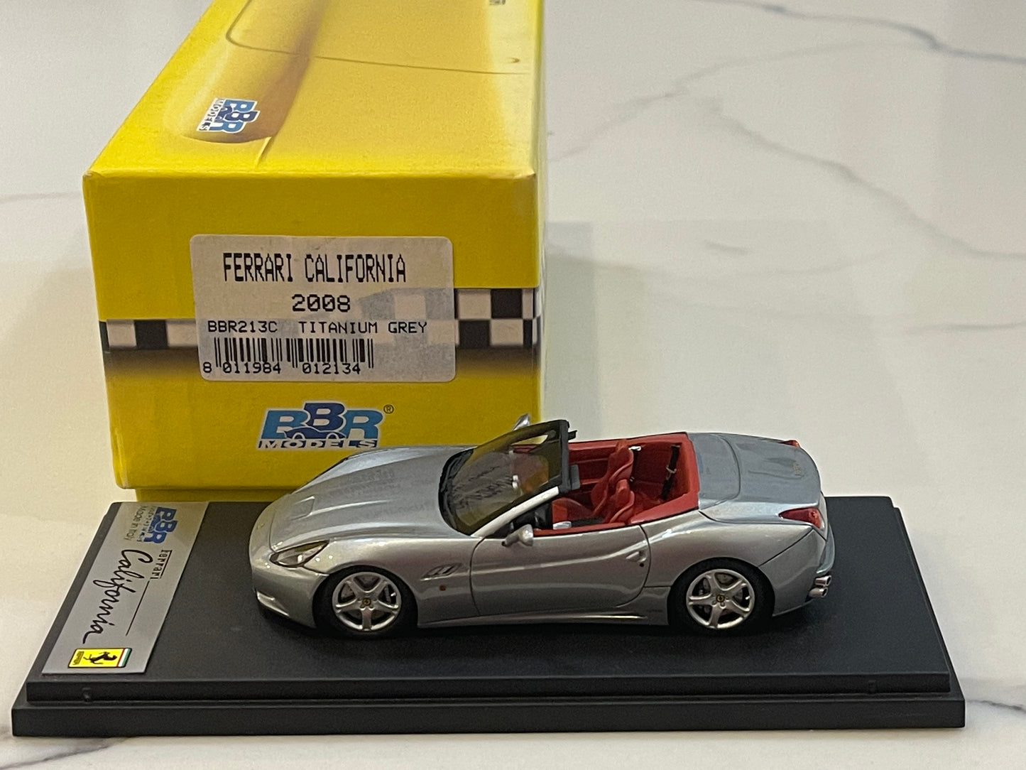 BBR 1/43 Ferrari California 2008 Titanium Grey BBR213C