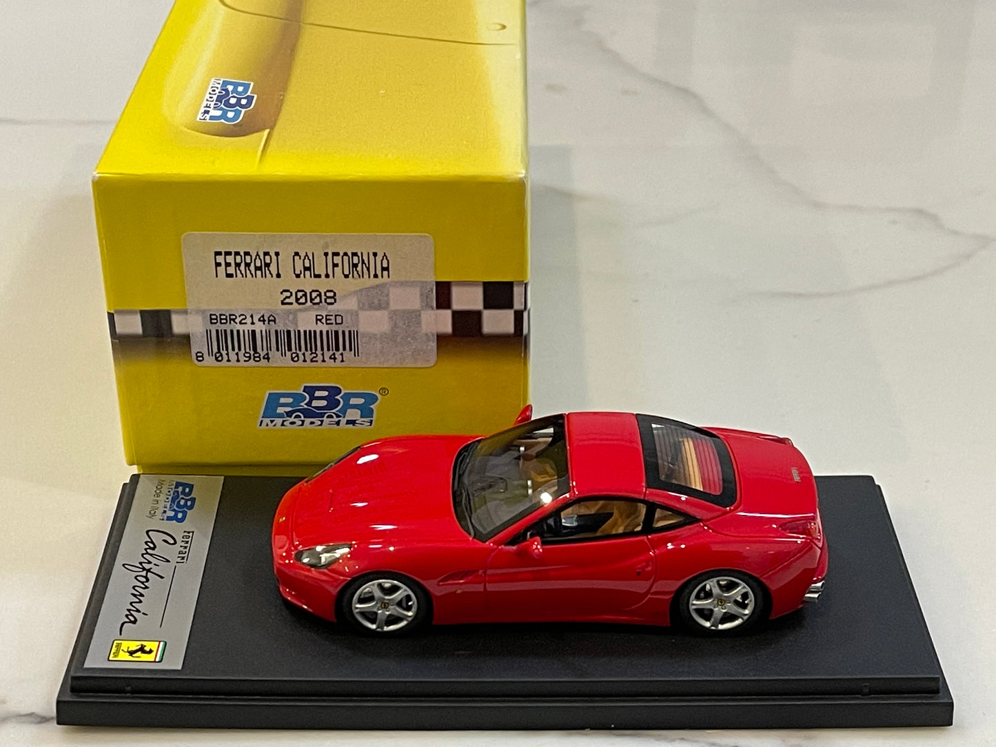 BBR 1/43 Ferrari California Closed 2008 Red BBR214A