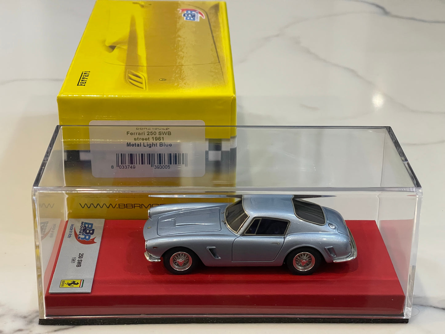 BBR 1/43 Ferrari 250 GT SWB 1961 Met. Light Blue BBR219CLB