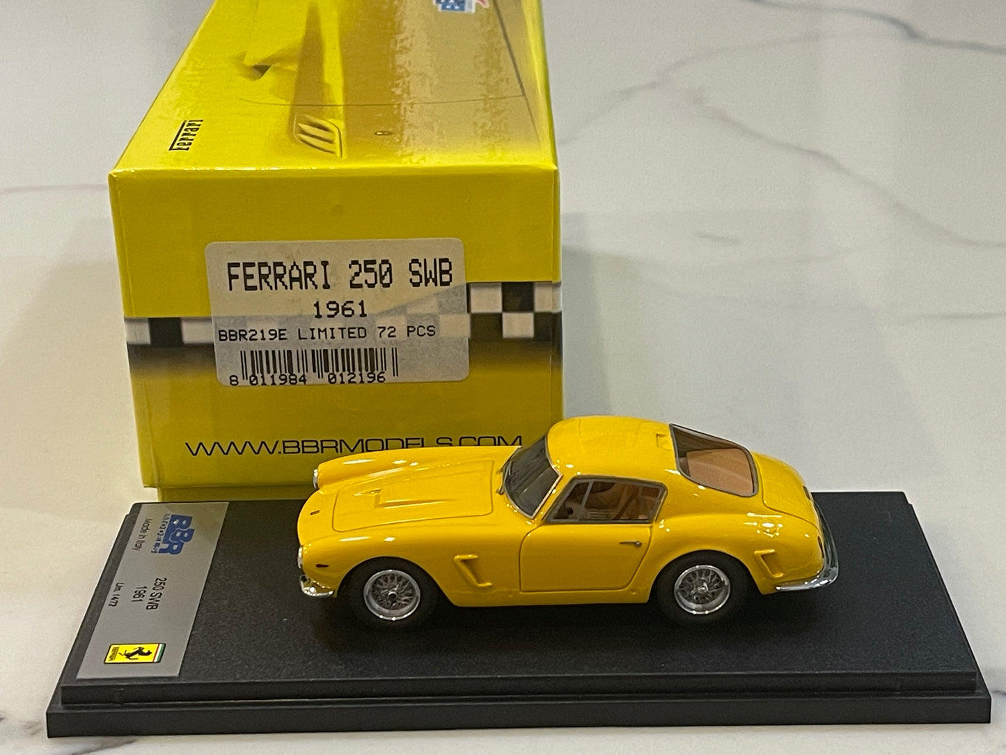 BBR 1/43 Ferrari 250 GT SWB 1961 Yellow BBR219E
