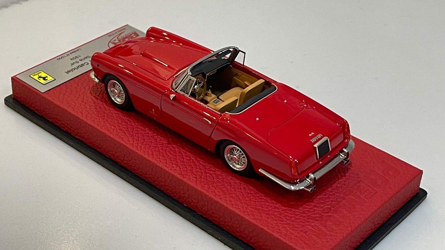BBR 1/43 Ferrari 250 GT Cabriolet Series II 1959 Red BBR226CPRE