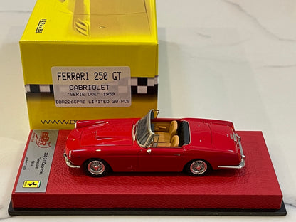 BBR 1/43 Ferrari 250 GT Cabriolet Series II 1959 Red BBR226CPRE