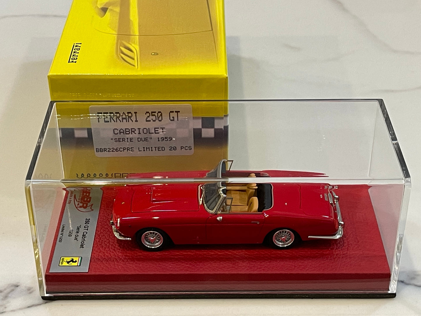 BBR 1/43 Ferrari 250 GT Cabriolet Series II 1959 Red BBR226CPRE