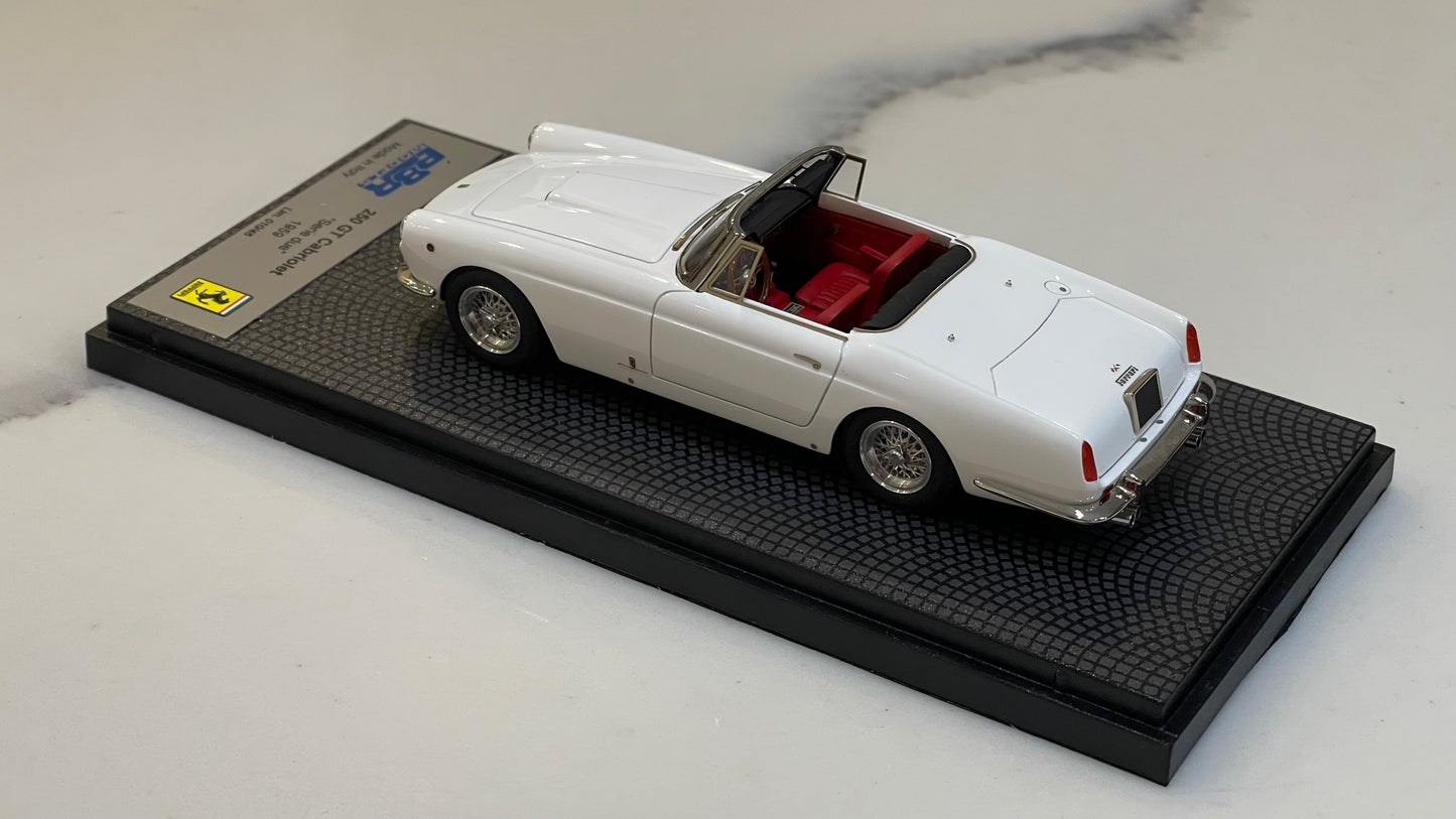 BBR 1/43 Ferrari 250 GT Cabriolet Series II 1959 White BBR226W