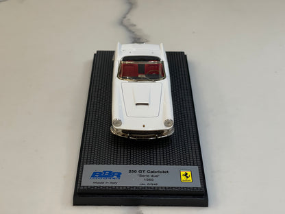 BBR 1/43 Ferrari 250 GT Cabriolet Series II 1959 White BBR226W