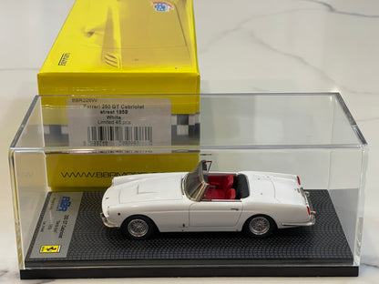 BBR 1/43 Ferrari 250 GT Cabriolet Series II 1959 White BBR226W
