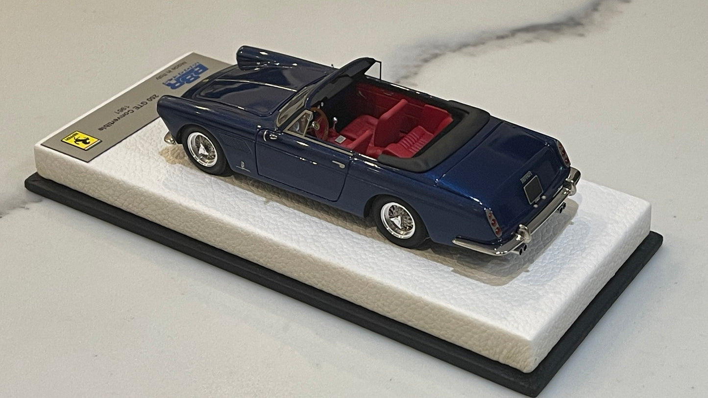 BBR 1/43 Ferrari 250 GTE Cabriolet 1961 Metal Blue BBR229CLB