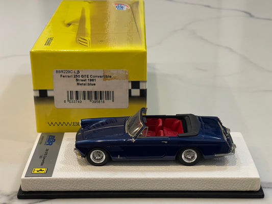 BBR 1/43 Ferrari 250 GTE Cabriolet 1961 Metal Blue BBR229CLB