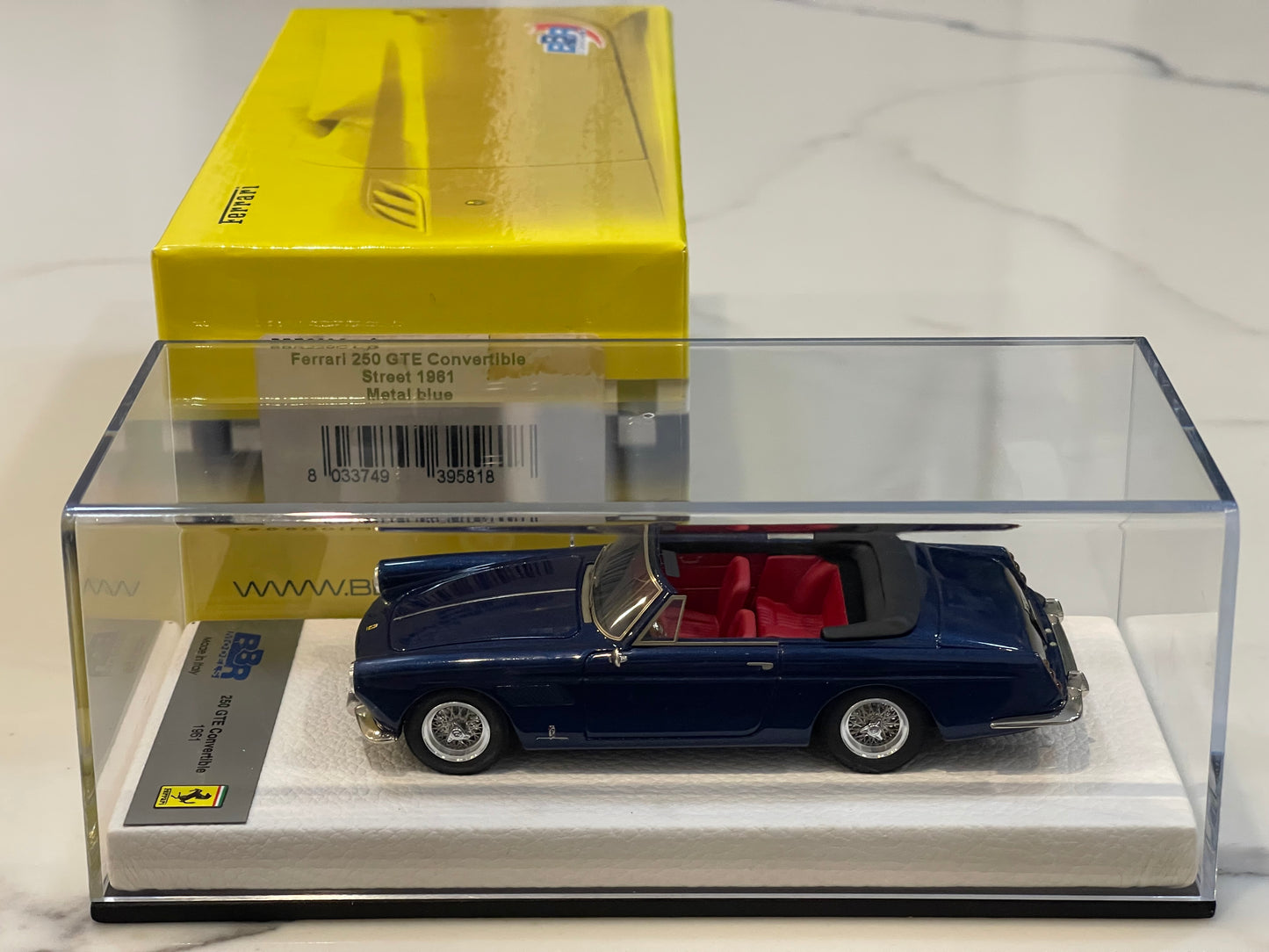 BBR 1/43 Ferrari 250 GTE Cabriolet 1961 Metal Blue BBR229CLB