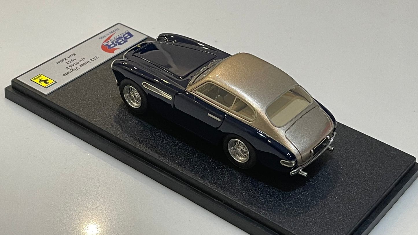 BBR 1/43 Ferrari 212 Inter Vignale Coupe 0146E 1952 Dark Blue/Gold BBR254E