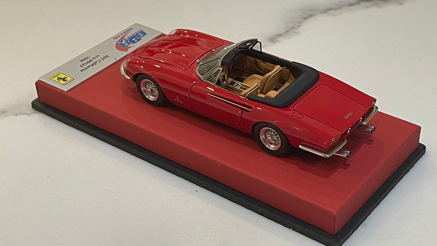 BBR 1/43 Ferrari 365 California 09127GT 1966 Red BBR255ALB