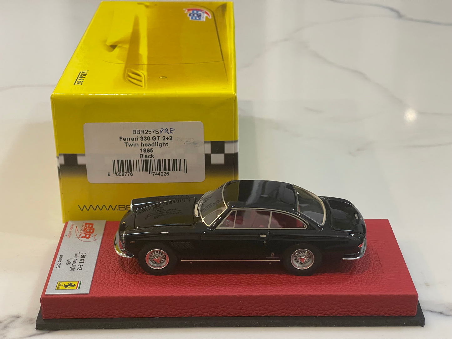 BBR 1/43 Ferrari 330 GT 2+2 1965 Black BBR257BPRE