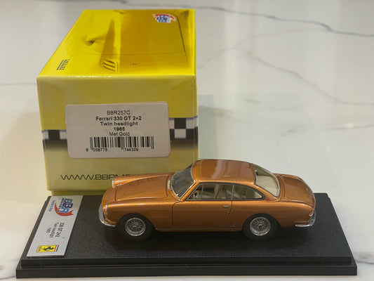 BBR 1/43 Ferrari 330 GT 2+2 1965 Met. Gold BBR257C
