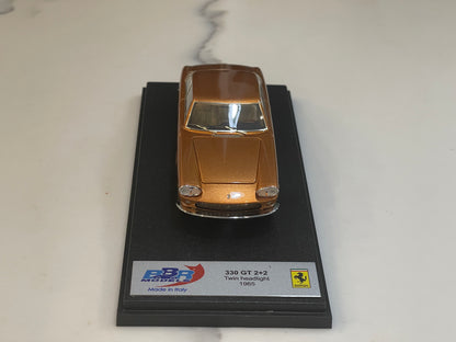 BBR 1/43 Ferrari 330 GT 2+2 1965 Met. Gold BBR257C