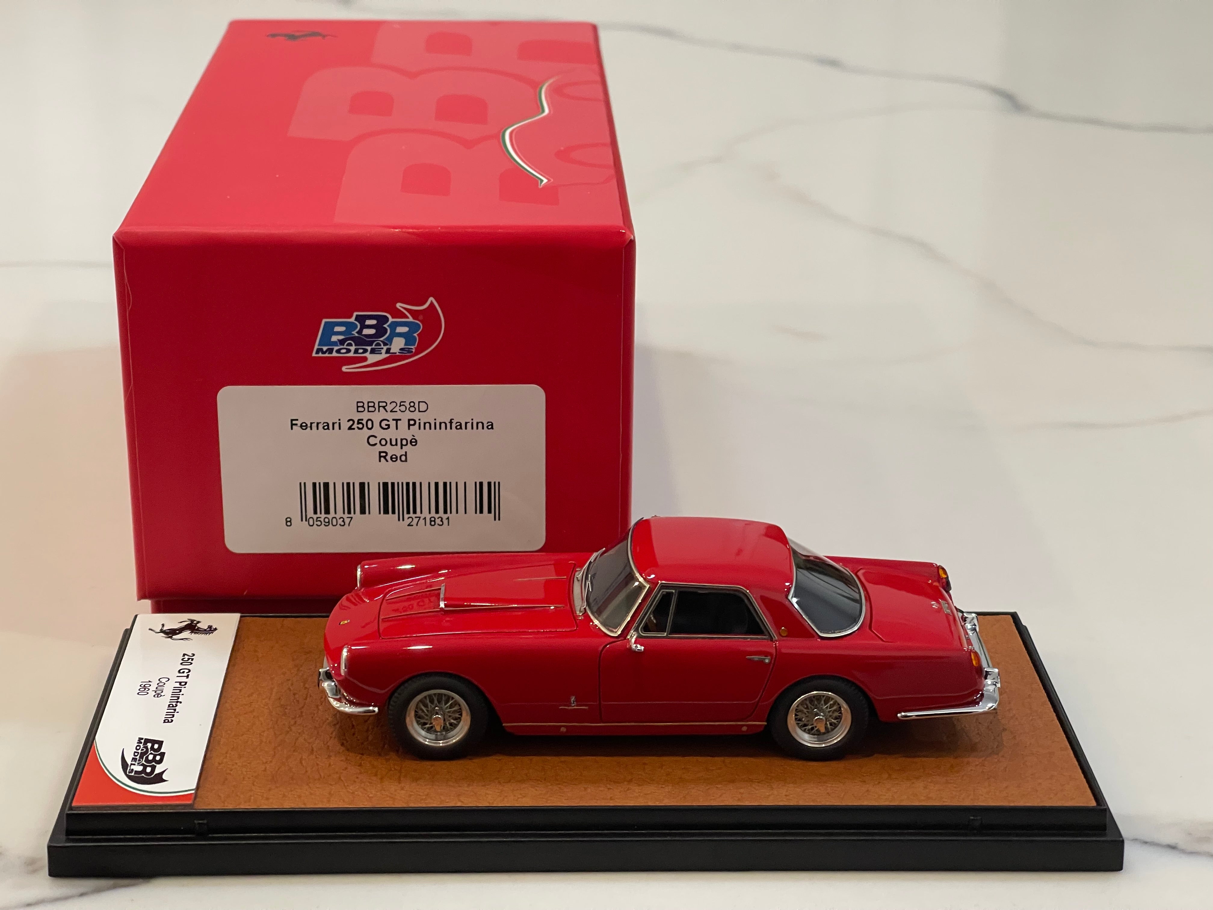 BBR 1/43 Ferrari 250 GT Pininfarina Coupe 1959 Red BBR258D