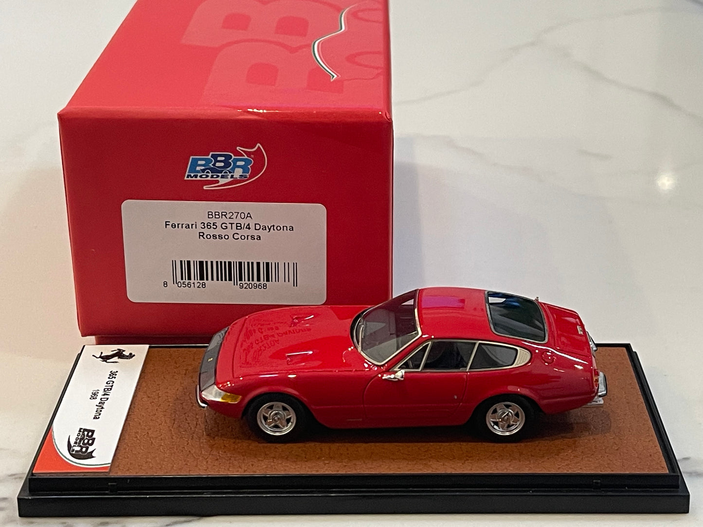 BBR 1/43 Ferrari 365 GTB4 Plexi 1968 Rosso Corsa BBR270A