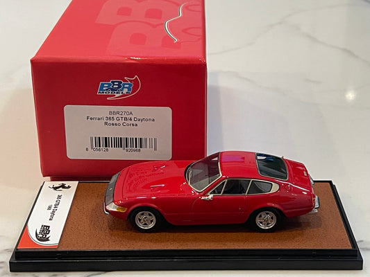 BBR 1/43 Ferrari 365 GTB4 Plexi 1968 Rosso Corsa BBR270A