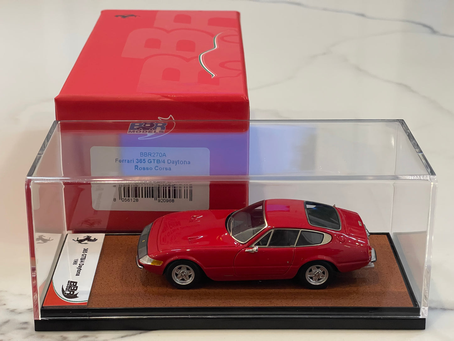 BBR 1/43 Ferrari 365 GTB4 Plexi 1968 Rosso Corsa BBR270A