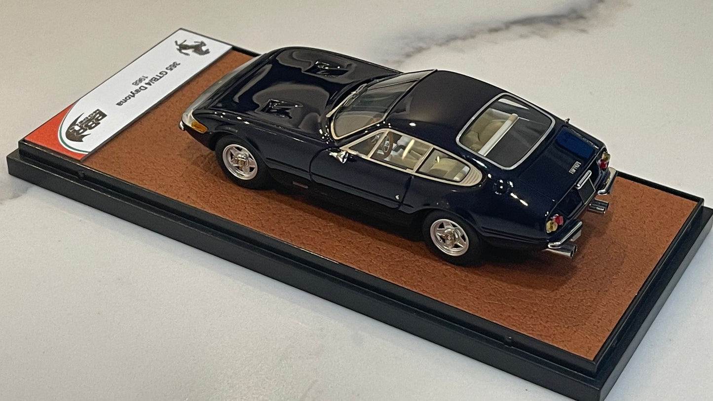 BBR 1/43 Ferrari 365 GTB4 Plexi 1968 Blu Pozzi BBR270E