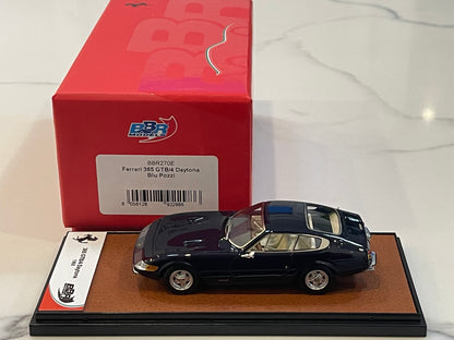 BBR 1/43 Ferrari 365 GTB4 Plexi 1968 Blu Pozzi BBR270E