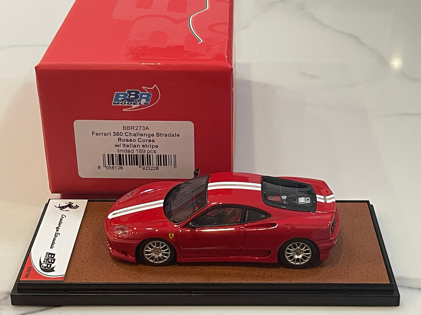 BBR 1/43 Ferrari 360 Challenge Stradale 2004 Rosso Corsa BBR273A