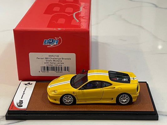 BBR 1/43 Ferrari 360 Challenge Stradale 2004 Giallo Modena BBR273B