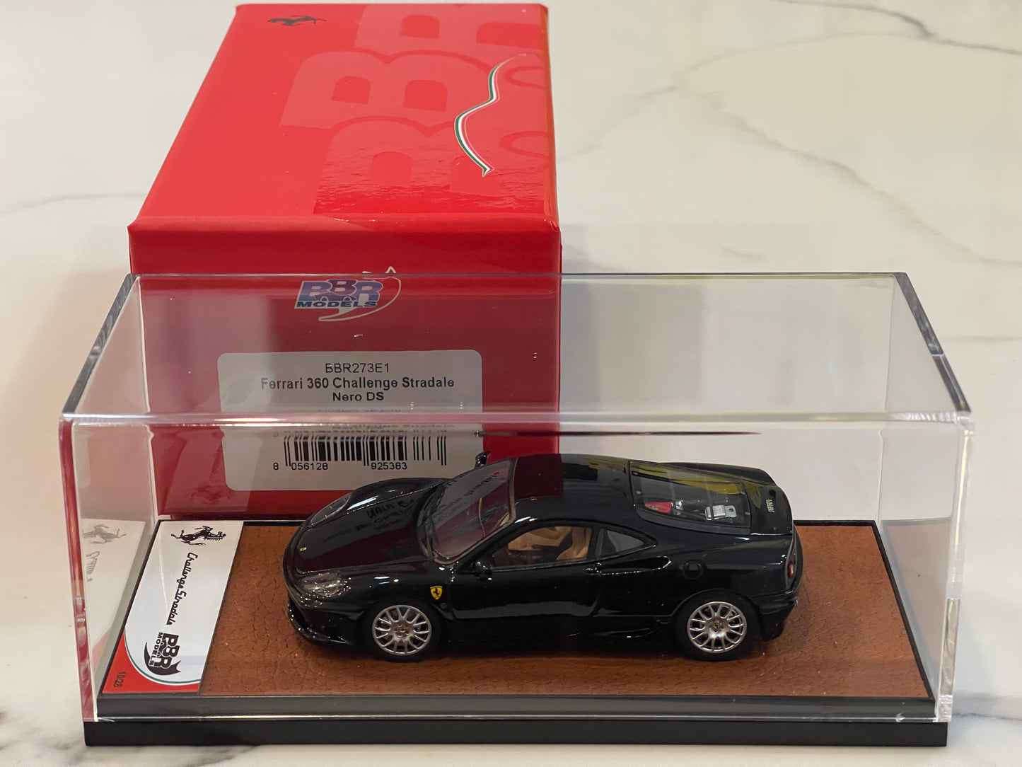 BBR 1/43 Ferrari 360 Challenge Stradale 2004 Nero DS BBR273E1
