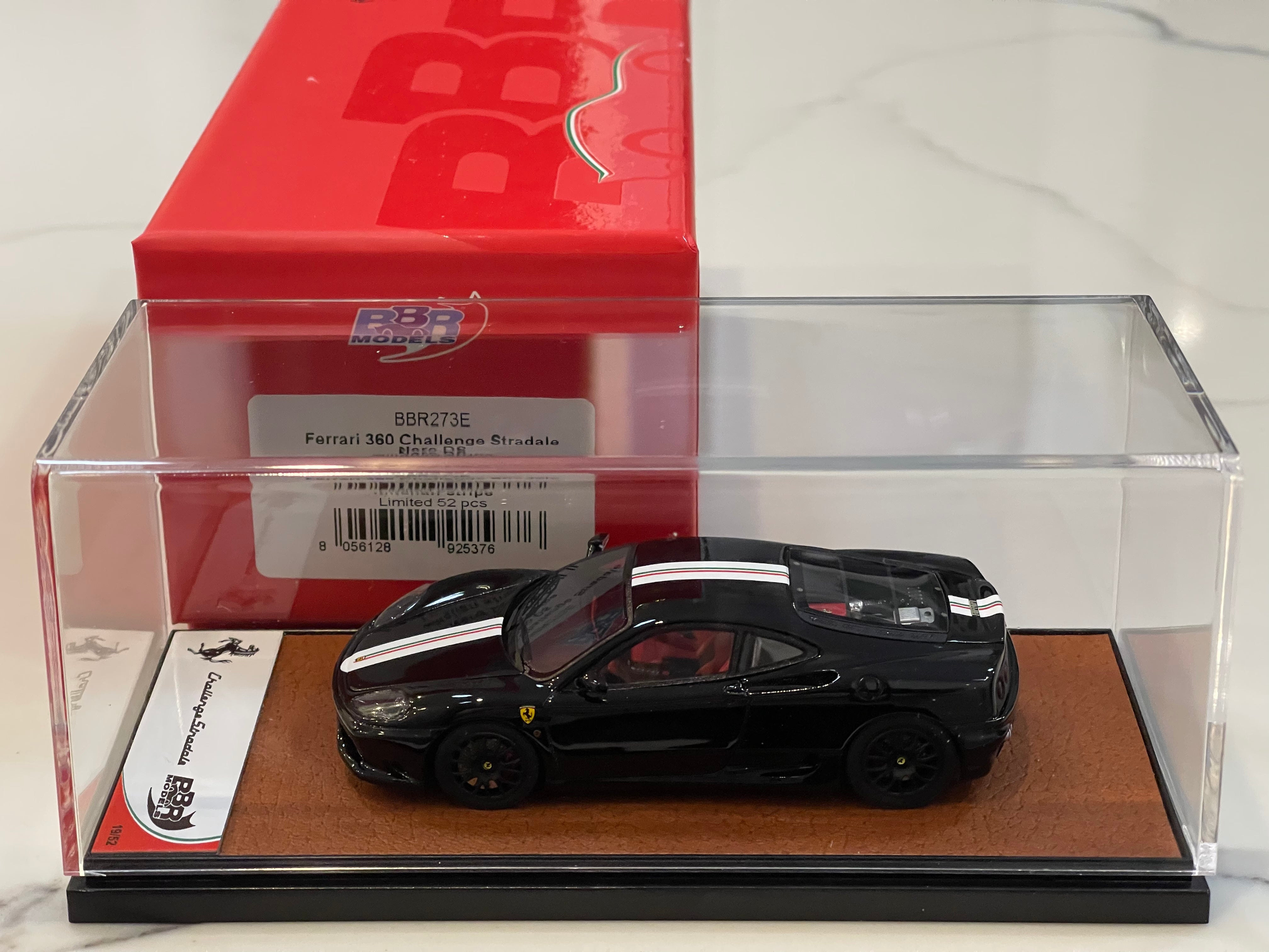 BBR 1/43 Ferrari 360 Challenge Stradale 2004 Nero DS BBR273E
