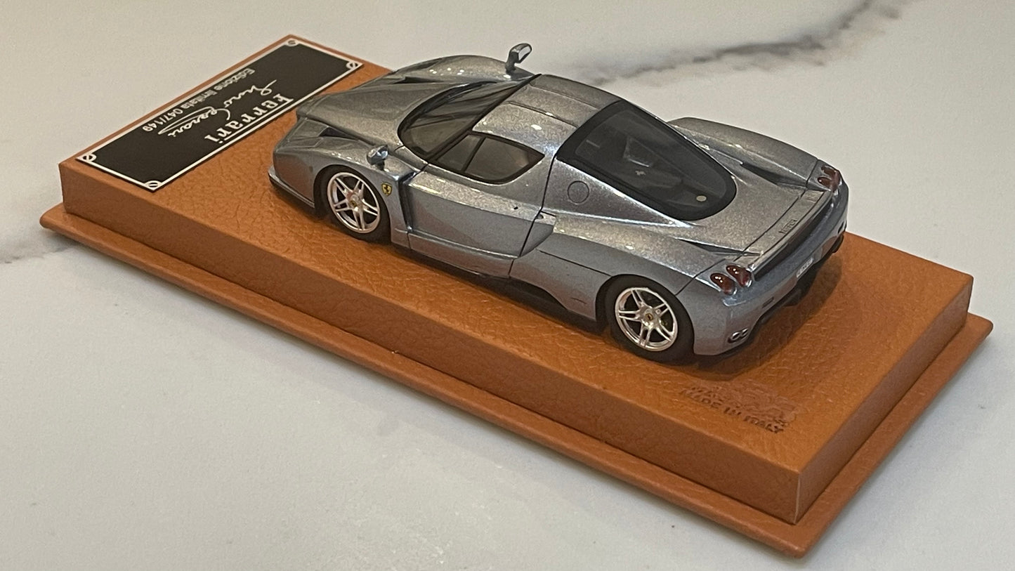 BBR 1/43 Ferrari Enzo Show 2002 Titanium Silver BBR279990347