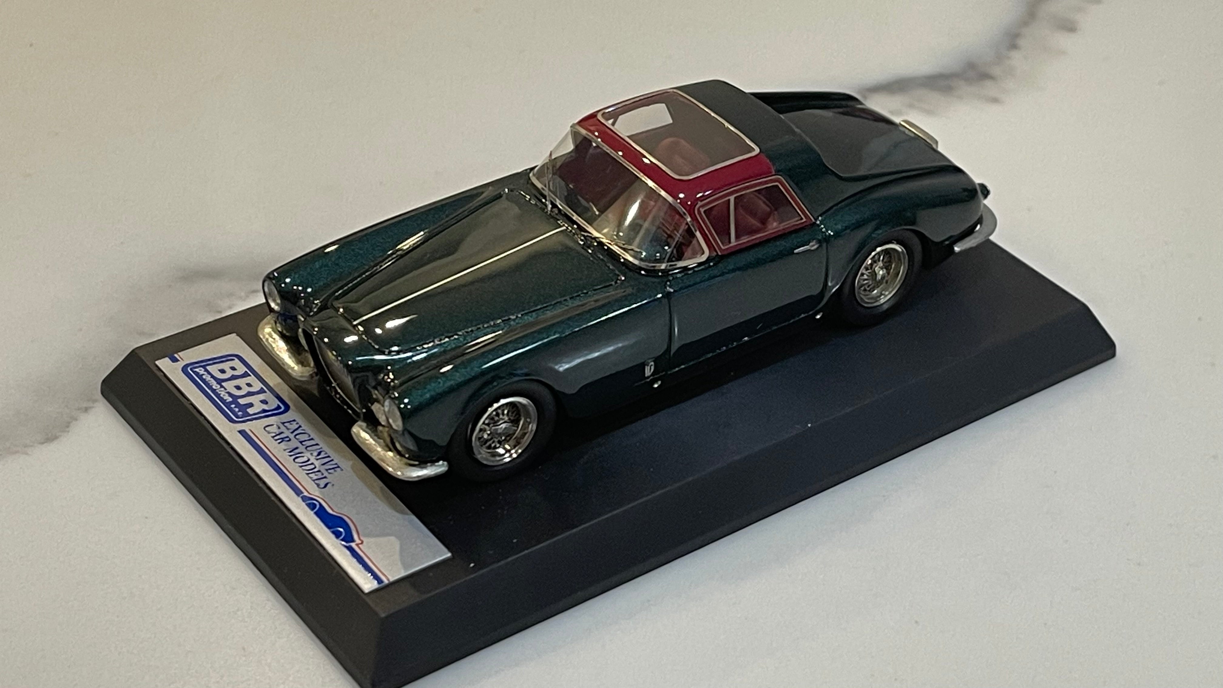 BBR 1/43 Ferrari 375 AM Salone Di Torino G. Agnelli 1955 Dark Green BBR39